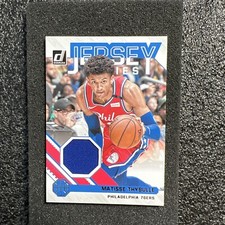 2020 Donruss Basketball Jersey Series Game Worn Relics #JS-MTH Matisse Thybulle