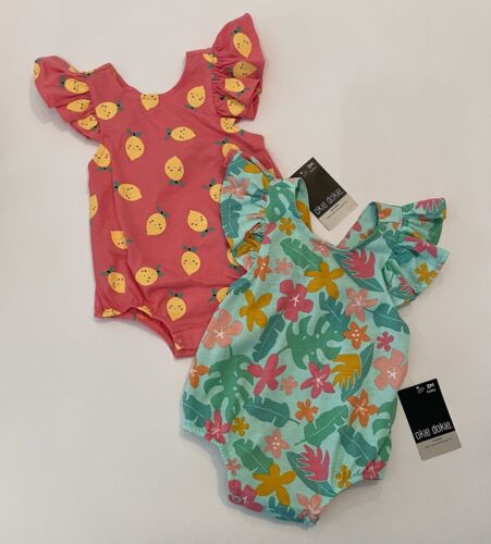 Baby Girl Clothes 3 Months Romper 2 PC Set Cute Outfit New