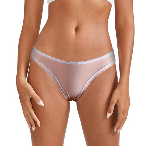 Women's Sexy Mesh Sheer Thong Ultra-thin Panties See-through Lingerie Panties - Picture 25 of 60