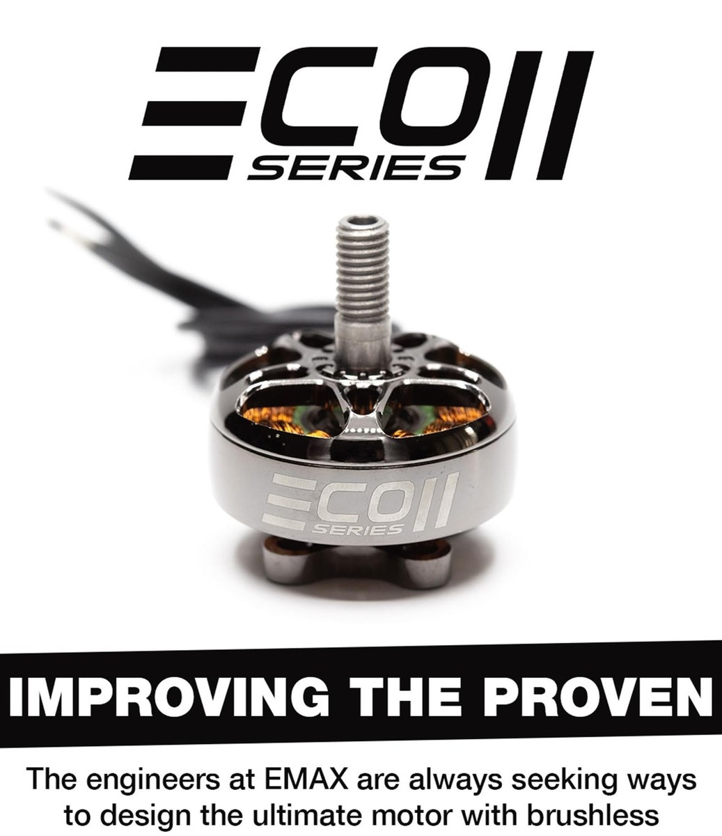 ホビーラジコン MUCHMORE FLETA ZX 10.5T 4pcs EMAX ECOII Series ECO II 2807 6S 1300KV 5S 1500KV 4S 1700KV