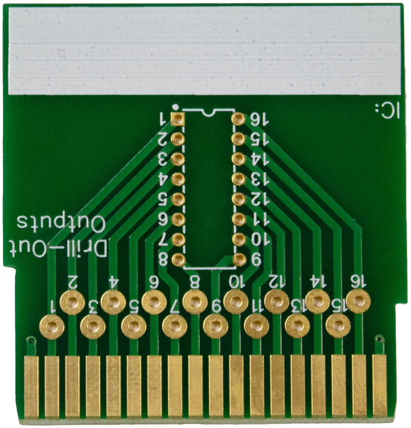 Test Reference IC Card (16/14-Pin) for HP 10529A Logic Comparator