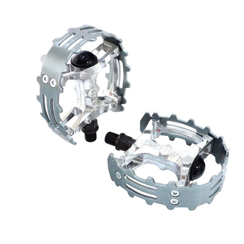 Pédales BMX Wellgo LU-469 Old School - Noir, Plastique, Neuves Sous Boîte