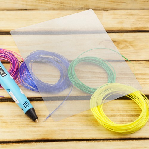 12 Pcs Board Child Clear Pvc Craft Mat Transparent Drawing - Afbeelding 10 van 12