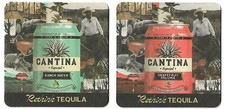 16 Cantina Tequila Soda  Beer Coasters Ranch Water Grapefruit Paloma