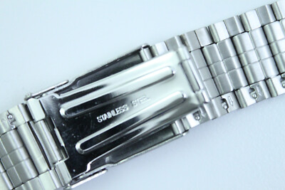 Eichmüller Edelstahl Zugband 22mm – Silber, Flexibel, Inkl. Federstege