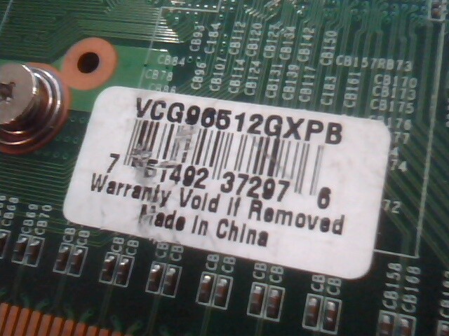 Carte graphique geforce 9600 GT DDR3 512MB - PNY