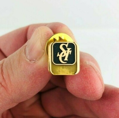 SCI or SIC Gold Filled Lapel Pin Tie Tack Vintage CTO 1/10th 10K   *Qa8
