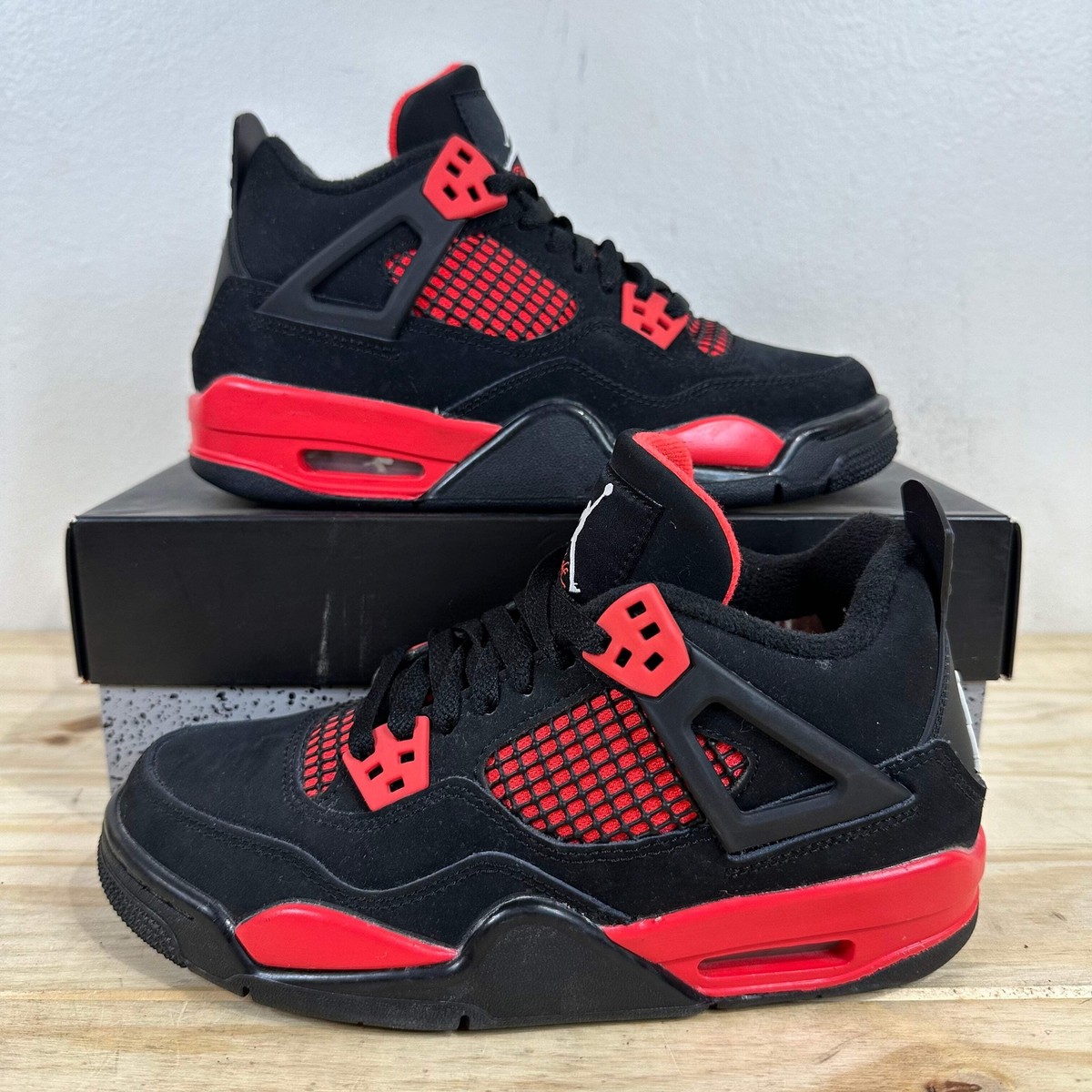 Air Jordan 4 Red Thunder Sz 4.5Y | eBay