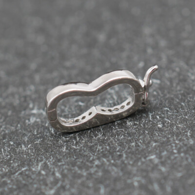 Pearl Necklace Shortener clasp SAFETY Catch Connector 925 sterling