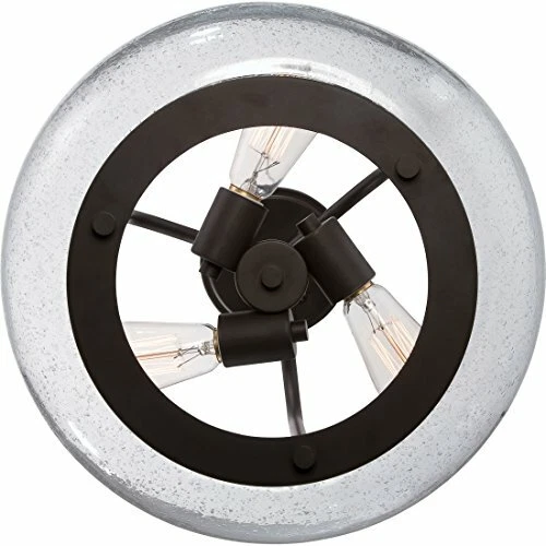 Quoizel TRG1716OZ 3-Light Trilogy Semi-Flush Mount in Old Bronze - Picture 8 of 10