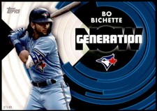 Bo Bichette 2022 Topps 5x7 Generation Now #GN-29 /49 Blue Jays