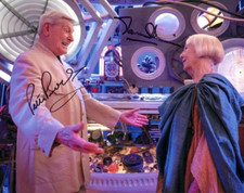 Doctor Who Autograph: PETER PURVES & MUAREEN O'BRIEN (Tales) Signed Photo