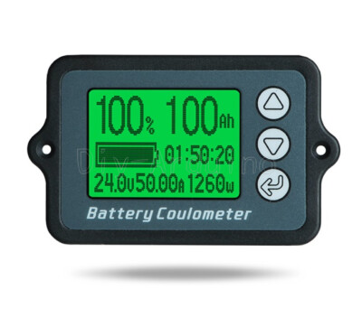 50A 350A 100A Coulomb Meter Battery Capacity tester Lithium Battery Indicator