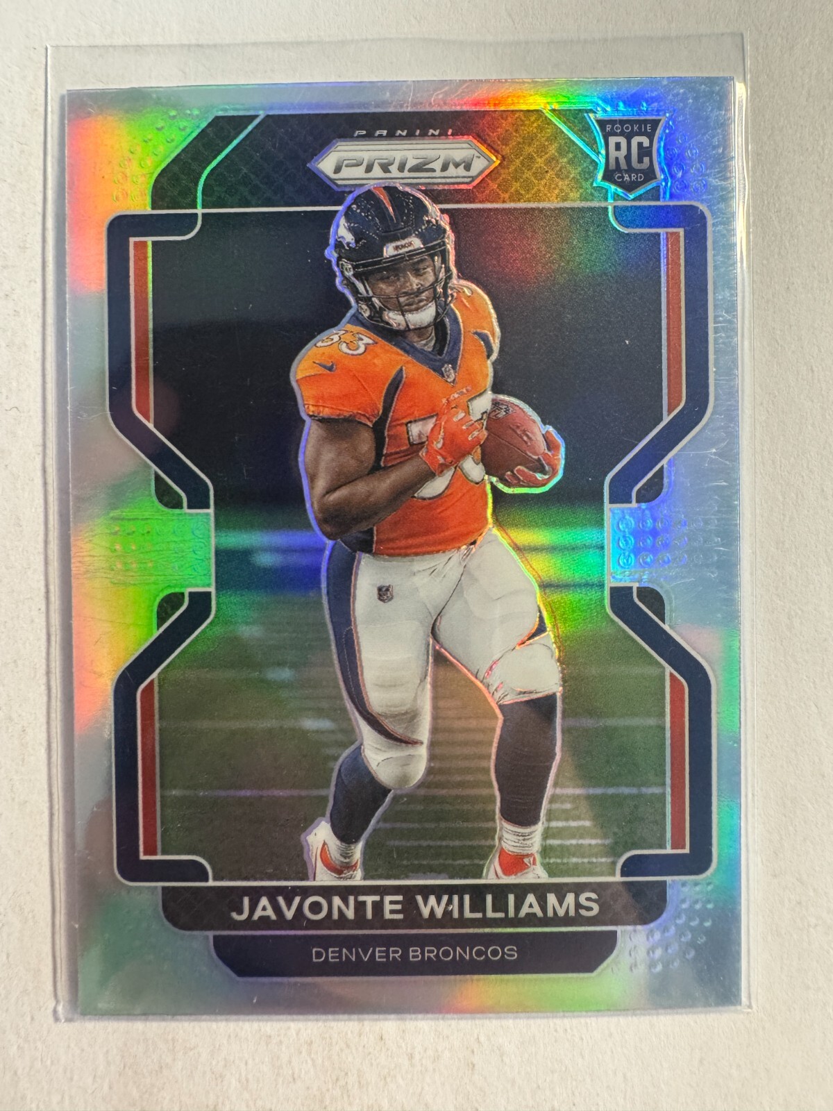 K285,767 - 2021 Panini Prizm Prizms Silver #345 Javonte Williams