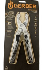 Gerber Dual Force Multi-Tool 31-003585 Stainless Steel w/Sheath 12 Tools