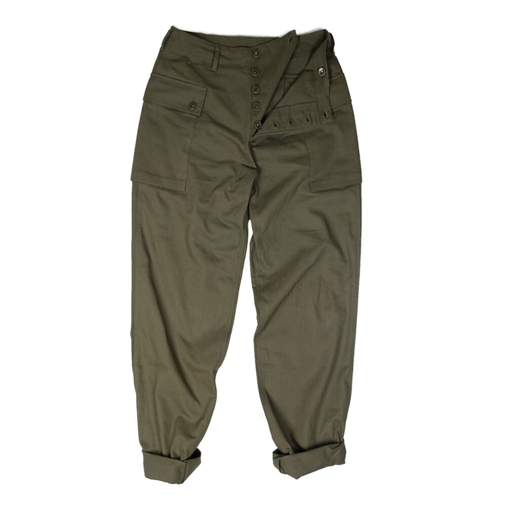 Replica WWII USMC HBT P44 Trousers Marine Corps Casual Pants Amry