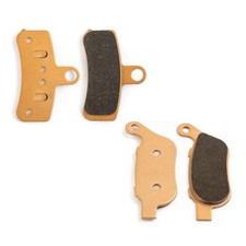 For Harley Front & Rear Brake Pads Dyna Wide Glide Super Glide Street Bob 12-17