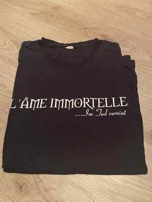 L'ame Immortelle -  ... Im Tod vereint - Größe L - Shirt - Lacrimosa - Rar