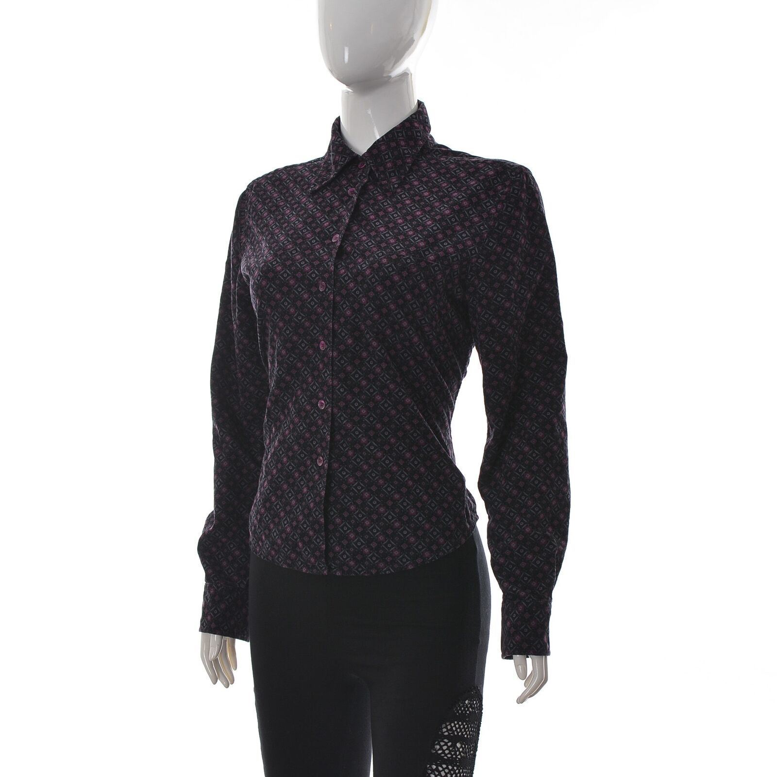 Chemise de nuit interlock boutonnée Orange