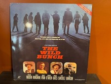 The Wild Bunch Laserdisc, 1995, Restored Directors Cut William Holden, Borgnin