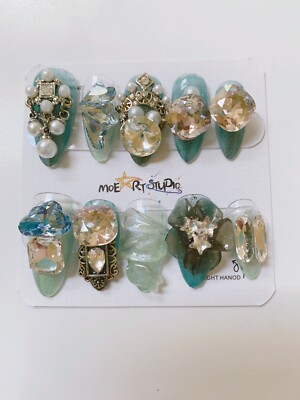 Nails Handmade press on nails 3D size M