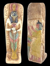 UNIQUE ANTIQUE ANCIENT EGYPTIAN Statue Heavy Stone Goddess Horus Hunting War