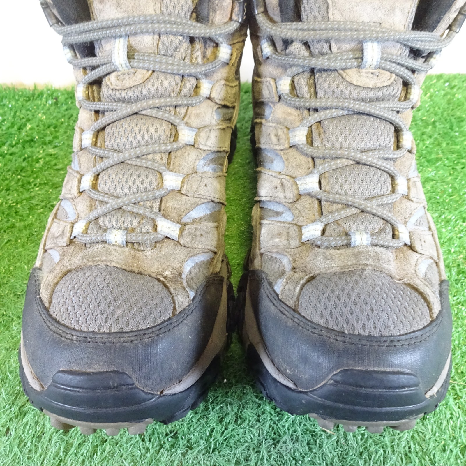 Scarpe da passeggio Merrell taglia 7 donna grigie scarpe da trekking impermeabili basse scamosciate