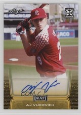 2020 Leaf Draft Auto Gold AJ Vukovich #BA-AJV Auto 0b6c
