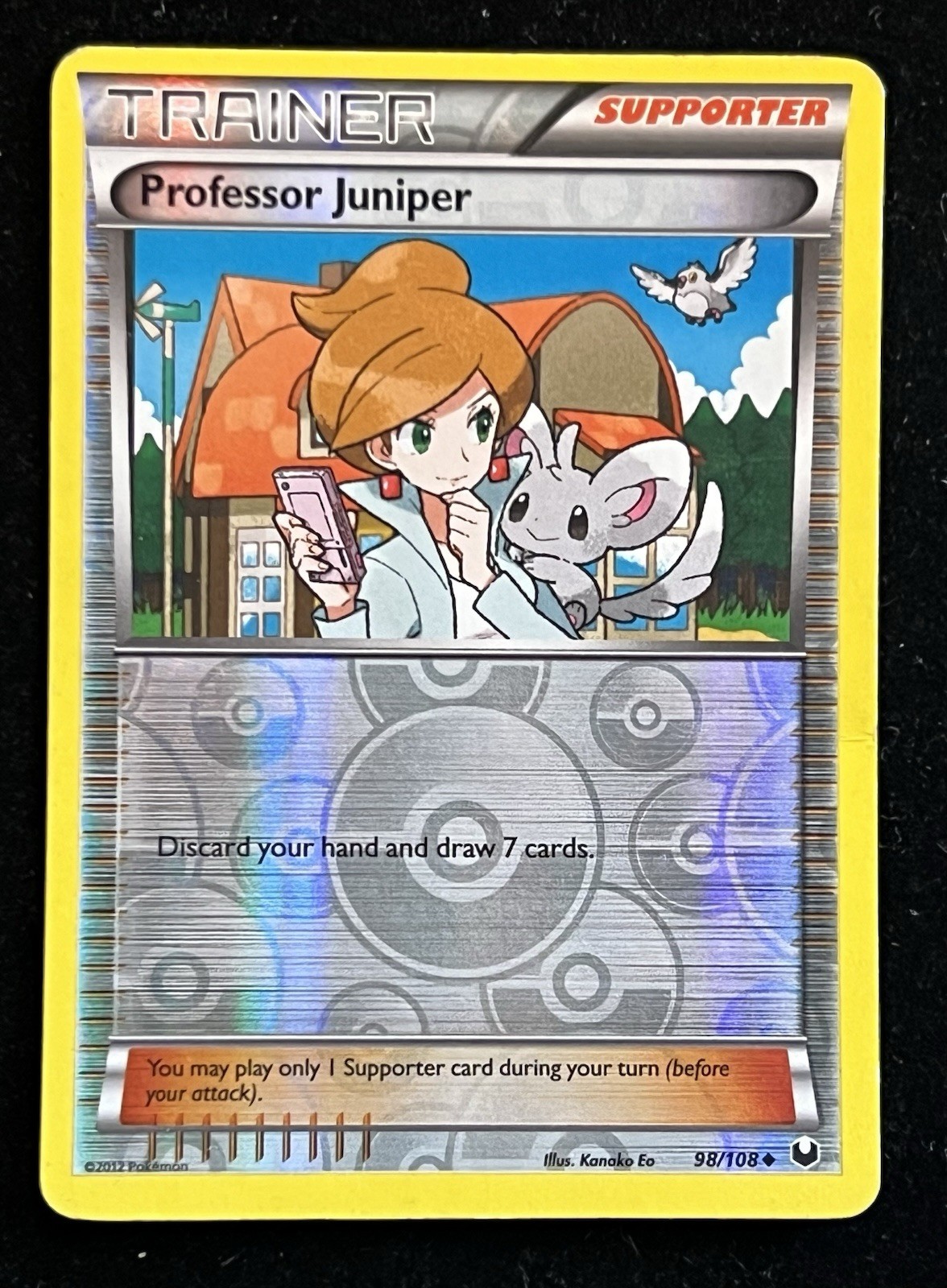 Pokemon 2012 Reverse Holo Professor Juniper Professor Program 98/108