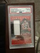 2023 Panini Origins - Rookie Jersey Autograph - Red Andre Jackson #RJA-AJJ 