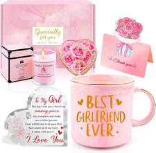 Valentines Day Gifts for Girlfriend, Cute Girlfriend Birthday Gifts for Women, I
