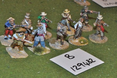 28mm Old West / US - Alamo Defenders 10 Figuren - (B129482)