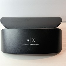 Armani Exchange A X Black Hard Shell Eyeglass Sunglasses Case Authentic