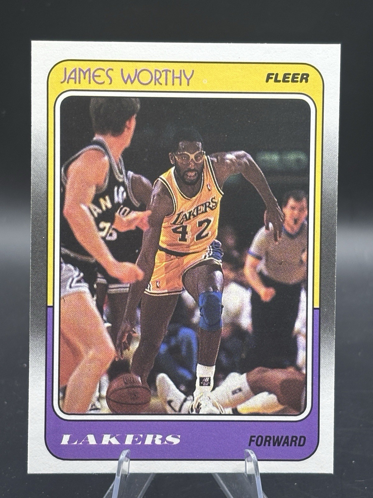 1988-89 Fleer #70 James Worthy Los Angeles Lakers 🔥🔥☄️🔥
