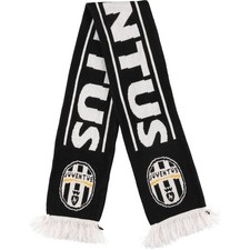 Vintage SERIE A/B JUVENTUS FC soccer acrylic scarf Made in England