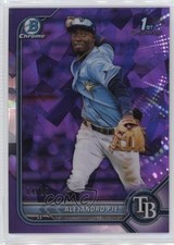 2022 Bowman Sapphire Edition Chrome Prospects Purple 4/25 Alejandro Pie 19e9