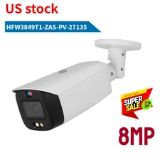 US IP-HFW3849T1-ZAS 8MP Dual Light Active Deterrence Vari-focal IP Camera