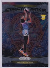2024 Panini Prizm WNBA KAMILLA CARDOSO #4 Fireworks - Chicago Sky