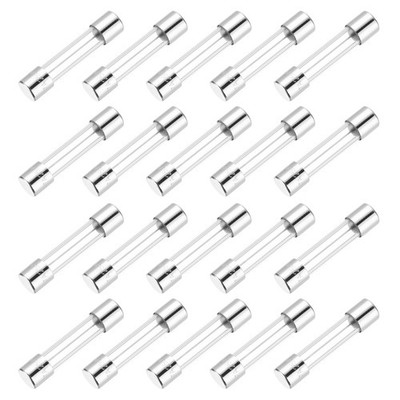 For glass fuse 7A 250V 6x30mm delay time 20pcs slow blow
