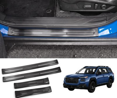 For Subaru Outback 2026 Accessories Door Sill Protector Gloss Black Guard Cover