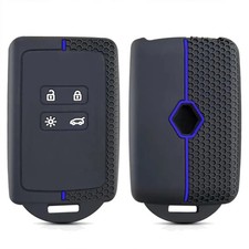 Renault Schlüsselhülle Car Key Cover Silicone USB Waterproof Blau Clio Megane