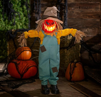 WAIT 4 IT HALLOWEEN 2026 ANIMATED 35'' SONIC LIGHTED STANDING SCARECROW PRESALE