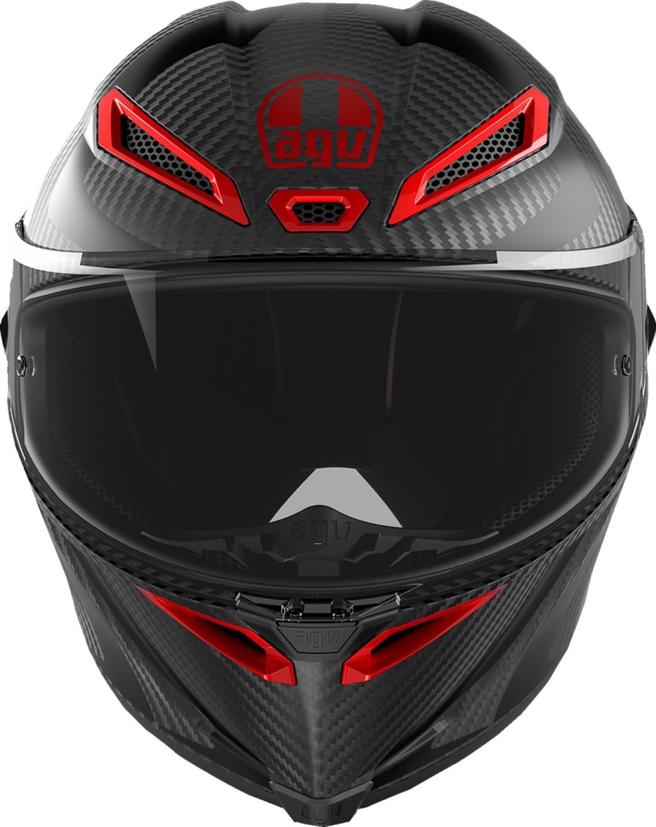「中古品」 AGV PISTA GPRR 3C認証マットブラック/レッド AGV Pista GP RR Intrepido Motorcycle Helmet Carbon Black/Red | eBay