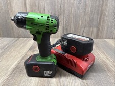 Snap-on Ct4418g 18v 12 Dr. Cordless Impact Wrench W 2 Batteries And Charger