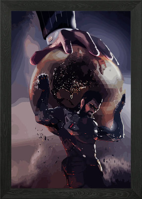 Deus Ex gerahmtes Wandbild Poster Leinwanddruck Bild