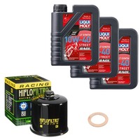 Hiflo ÖLfilter Set Lm 10W-40 Race 3L FüR Kawasaki VN-15 1500 Se B VNT50B Bj.1990