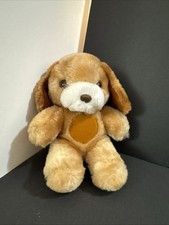 Vintage Russ Puppy Dog Plush 10503 Korea Tan Brown Floppy Ear Beagle Spaniel 8"