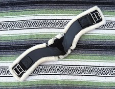 Total Saddle Fit -STRETCHTEC Western Cinch - 30" Black / Natural Fleece Liner  