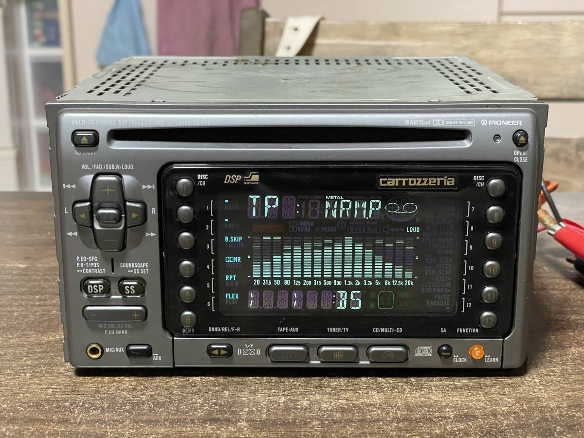 Pioneer Carrozzeria FH-P90 2DIN CD Cassette Receiver Stereo Audio