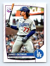 #18 2023 Topps Big League  James Outman RC Los Angeles Dodgers